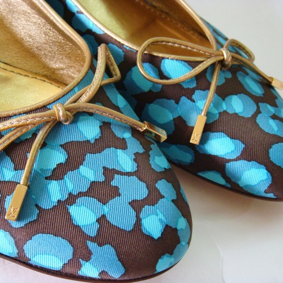 Louis Vuitton Blue Ballet Flats shoe FR37.5 - Picture 3 of 6